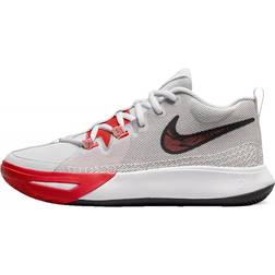 Nike Boy's Kyrie Flytrap Basketball Shoe - Photon Dust/University Red/White/Black