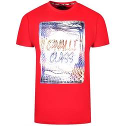 Cavalli Class Men's Box Logo T-Shirt - Red