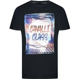 Cavalli Class Box Logo T-shirt - Black