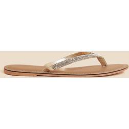 Accessorize 'Daniella' Beaded Flip Flops