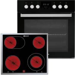 Bauknecht HVS5 TH8VS3 ES CHR 9642 IN Keramisk 57.7 cm Sort