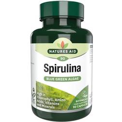 Natures Aid organic spirulina 500mg