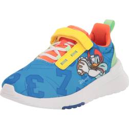 Adidas Kids' Racer TR21 Mickey Sneaker in Blue/white/orange, BLUE/WHITE/ORANGE