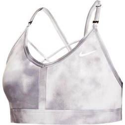 Nike Indy Icon Clash Sports Bra - Grey/White