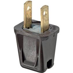 Leviton Easy-To-Wire Residential Thermoplastic Straight Blade Plug 1-15P 20-18 AWG 2 Pole 2 Wire