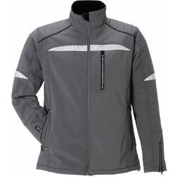 Planam Softshelljacke DuraWork grau/schwarz