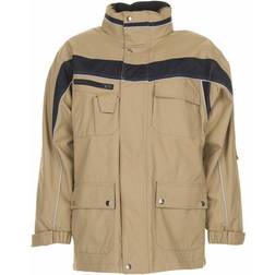 Planam Allwetterjacke Plaline sand/schwarz