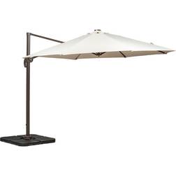 Royalcraft Solar Powered LED Cantilever Parasol Aluminium/Polyester