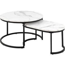 AC Design Furniture Spiro 70 cm Rund Vit Soffbord