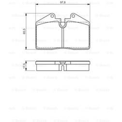 Bosch BP1179 Bremsbeläge Vorder/- Hinterachse