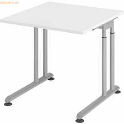 MC HAMMERBACHER ZS08 höhenverstellbarer Schreibtisch 80x80cm