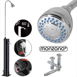 Monzana Solar Outdoor Shower Black