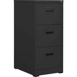vidaXL Arkivskab 46 x 62 x 102,5 cm Stål Antracitgrå Opbevaringsskab