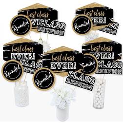 Reunited school class reunion party centerpiece sticks-table toppers-set of 15