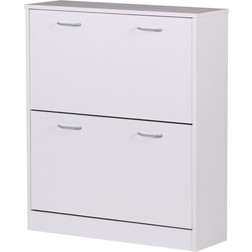 Wohnling Schuhkipper Kiel Weiß Matt 75 x 87 x 24 cm
