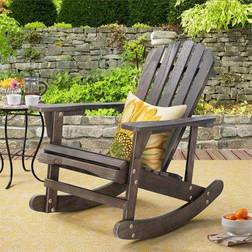 Saint Birch Adirondack Wooden Rocking