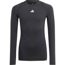 Adidas Junior Techfit Aeroready Long Sleeve Top - Black