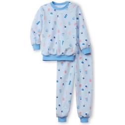 Calida Icecream Pyjamas Set Standard Vista Blå