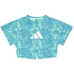 Adidas AEROREADY Animal-Print T-Shirt Easy Green