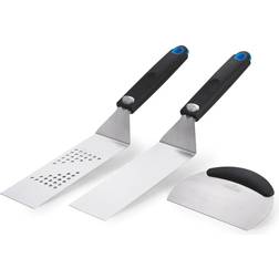 Napoleon Set 3 Ustensiles À Plancha 2 Spatules Flexibles & Un Coupe Légumes