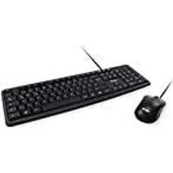 Equip Wired Combination Keyboard Mouse Black