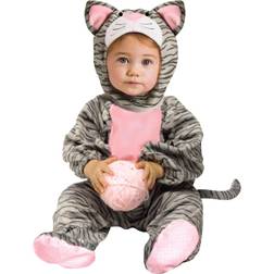 Fun World Striped Gray Kitten Toddler Costume Kid's Cat Costumes