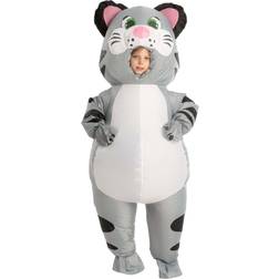 Joyin Inflatable Cat Costume for Kids Black/Gray/White