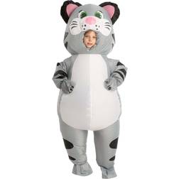 Joyin Inflatable Kids Cat Costume Black Gray White M