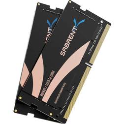 SABRENT Rocket DDR5 32GB SO-DIMM 4800MHz Memory Kit (2x16GB) for Laptop, Ultrabook, and Mini-PC (SB-DR5S-16GX2)