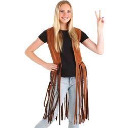 Hippie Costume Women's Vest Yellow