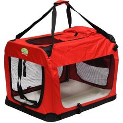 Go Pet Club Portable Soft Red Dog Crate, X X