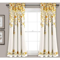 Lush Decor Tanisha Curtains Darkening Floral Vine