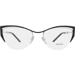 Prada Kvinde PR 63YV GAQ1O1 Optiske Stel Metal Sort Sommerfugl