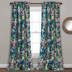 Lush Decor of 2 95"x52" Dolores Light Filtering Window