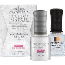 LeChat Perfect Match Gel Polish & Matte Top Gel Sealer Set - 0.5 Ounce