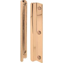 Prime-Line Bright Brass Steel Constructed Latch Shield For Doors 1-set