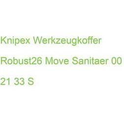 Knipex Werkzeugkoffer Robust26 Move Sanitaer