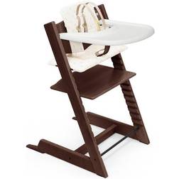 Stokke Tripp TrappÂ Walnut, Wheat Cream Cushion Tray