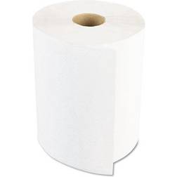 Boardwalk Hardwound Paper Towels 8 1-Ply White 6 Rolls/Carton -BWK6254B