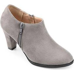 Journee Collection Sanzi Bootie Grey Women's Shoes Gray