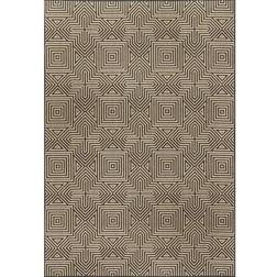 Nuloom USA Charcoal Tucana Greek Tiles Black, Gray