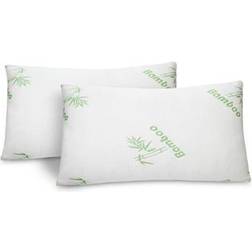 Newhome Bamboo Hypoallergenic Complete Decoration Pillows White