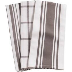 Kaf Home Set 3 Pantry Kitchen Towel Silver