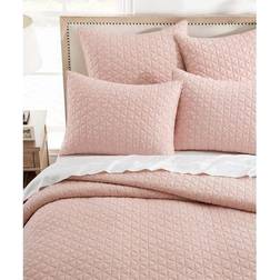 Levtex Home Shams Blush Textured Rowan Pillow Case Pink