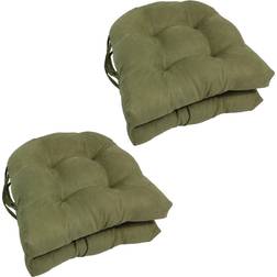 Blazing Needles 16-inch U-shaped Complete Decoration Pillows Green