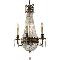 Elstead Lighting Bellini ljuskrona Brons Pendellampa