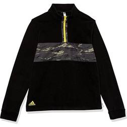 Adidas Boys' Print Block Golf Sweatshirt, Medium, Black