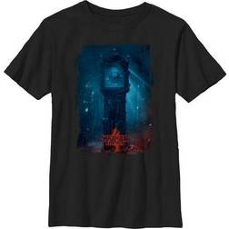 Netflix Boy's stranger things grandfather clock t-shirt