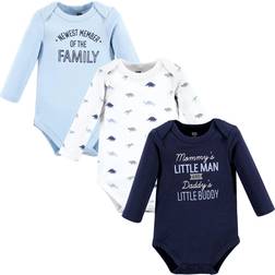 Hudson Baby Cotton Long-Sleeve Bodysuits - Family Member