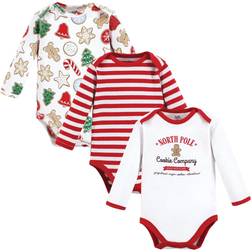Touched By Nature Baby Organic Cotton Long-Sleeve Bodysuits - 9-12 Months